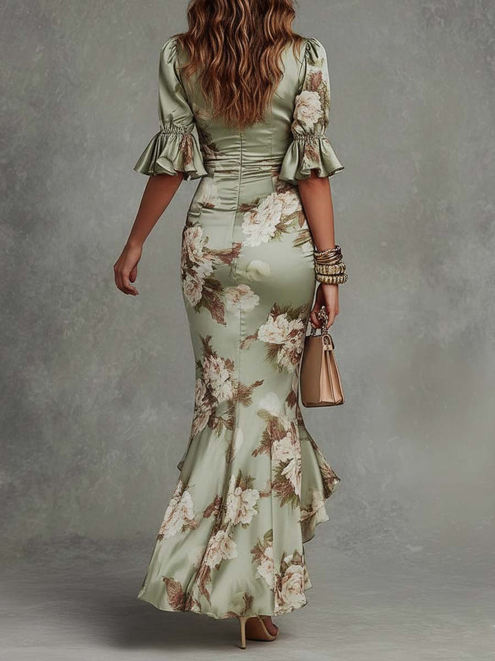 Isabella | Florales, Elegantes & Festliches Maxikleid für Sommer 2