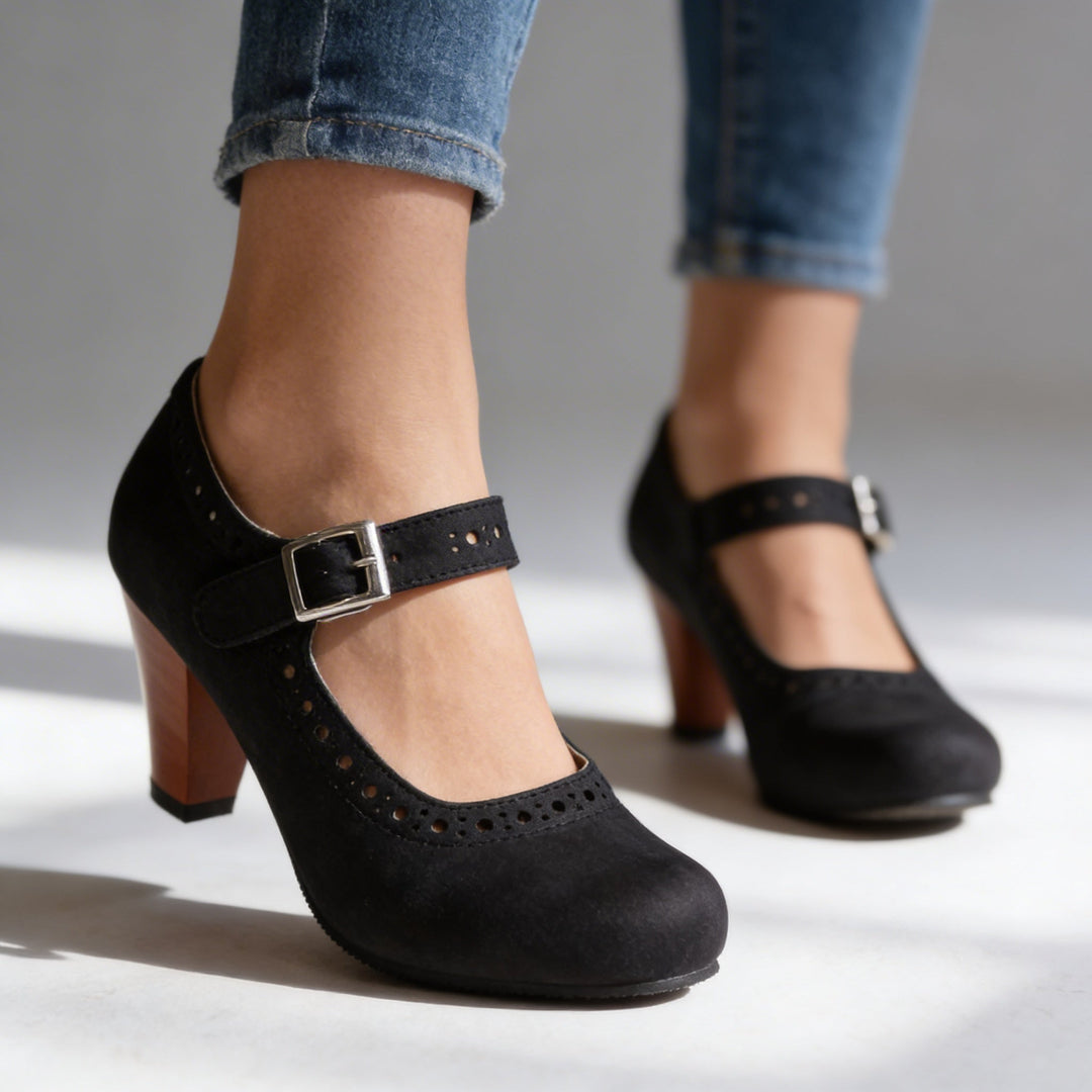 Isabella | Mary Jane Pumps Blockabsatz Elegant Komfortabel 6