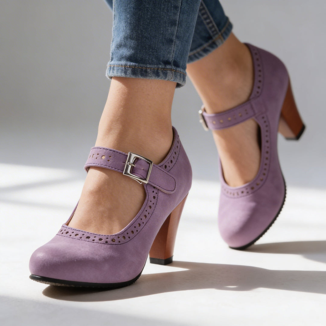 Isabella | Mary Jane Pumps Blockabsatz Elegant Komfortabel 9