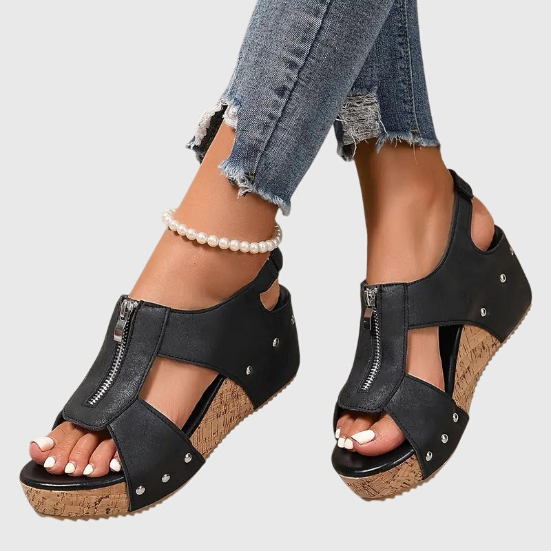 Isabella | Orthopädische Sandale mit Reißverschluss für Damen – Komfortabel &amp; Stilvoll 3