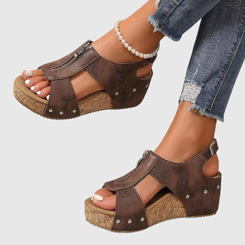 Isabella | Orthopädische Sandale mit Reißverschluss für Damen – Komfortabel &amp; Stilvoll 5