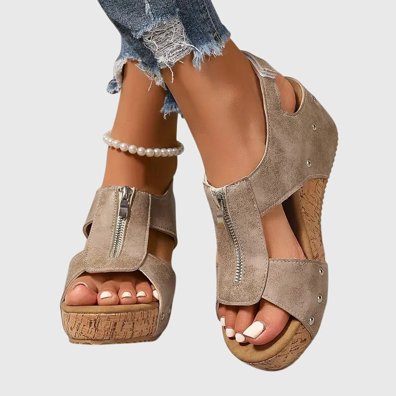 Isabella | Orthopädische Sandale mit Reißverschluss für Damen – Komfortabel &amp; Stilvoll 6