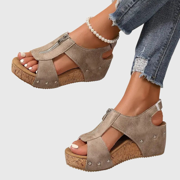 Isabella | Orthopädische Sandale mit Reißverschluss für Damen – Komfortabel &amp; Stilvoll 7