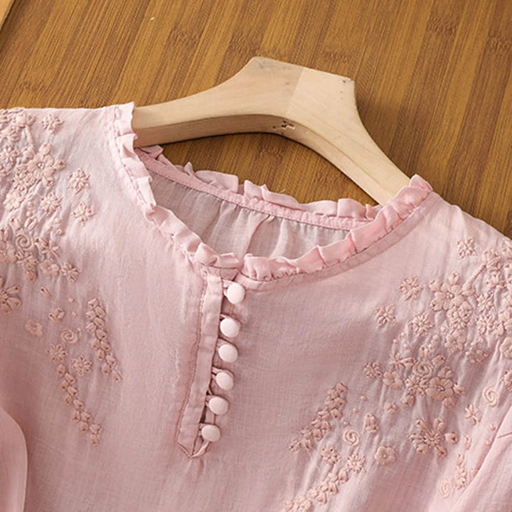 Isabella | Romantische und zeitlose Blumenmuster Bluse 3