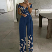 Lena | Elegant off-shoulder jumpsuit with floral print