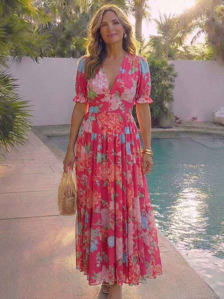 Isla | Elegantes, Florales & Feminines Damenkleid – Perfekt für Hochzeitsgast und Festliche Anlässe 6