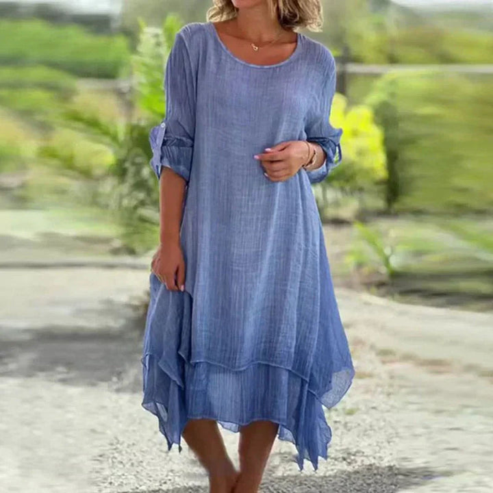 Jana | Elegantes, Fließendes & Atmungsaktives Damenkleid – Perfekt für Sommerliche Anlässe 2