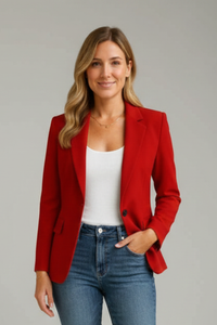 Ute| Elegant tailored blazer with notch collar