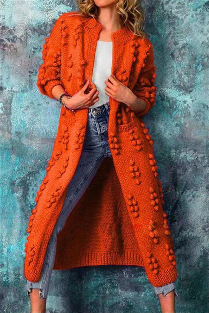 Johanna | Trendiger und stilvoller langer Strickjacke 4