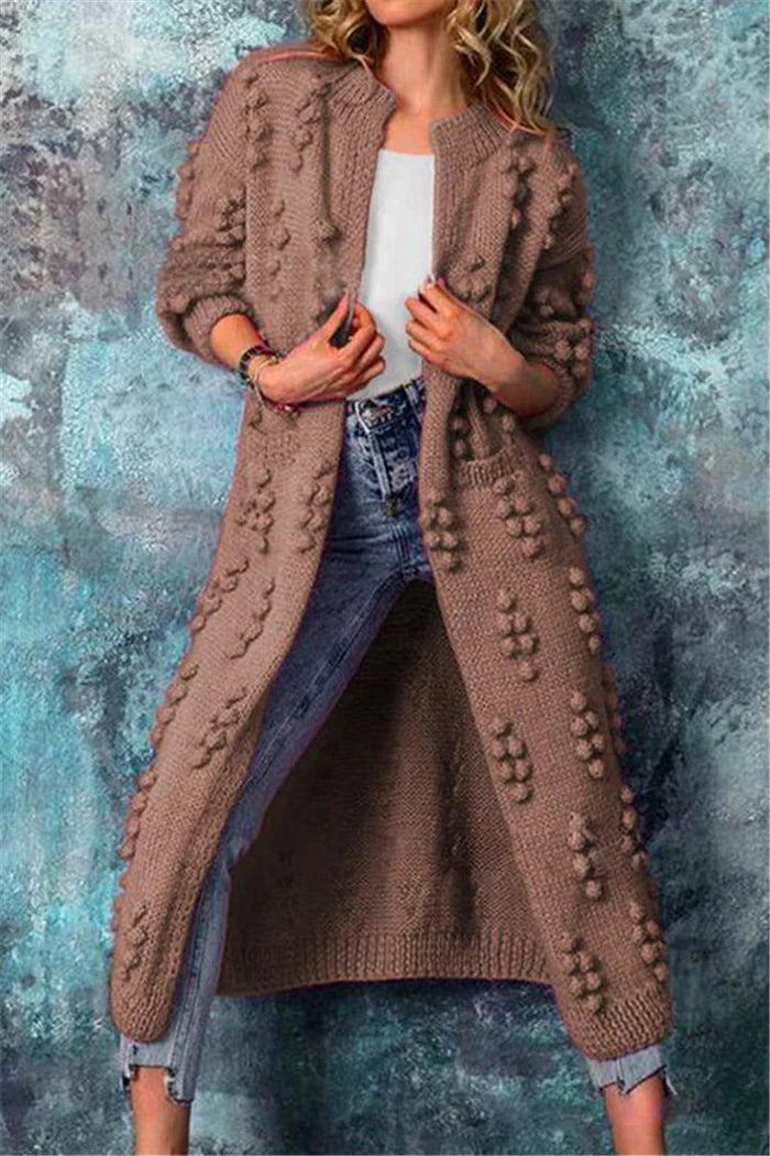 Johanna | Trendiger und stilvoller langer Strickjacke 5