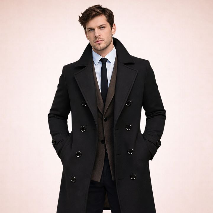Jonas | Langer Herrenmantel für zeitlose Eleganz 7