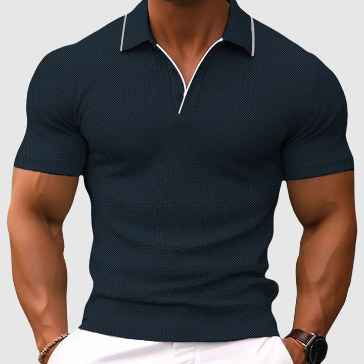 Jovan | Poloshirt Herren Atmungsaktiv Modern Fit Elegante Passform 4