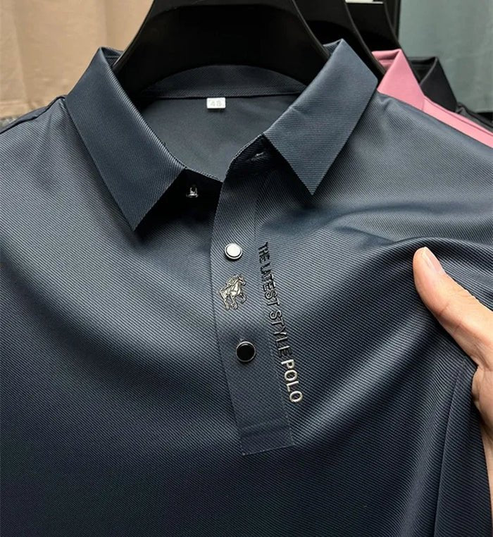 Jovian | Atmungsaktives & Pflegeleichtes Herren Poloshirt aus Stretch-Baumwolle 0