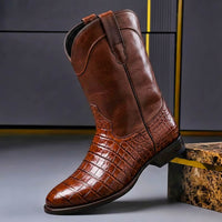 Tim | Comfortable Vintage Genuine Leather Boots for Men