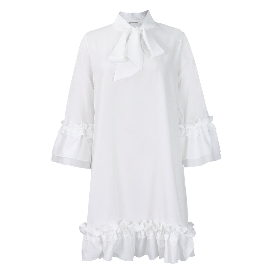 Julia | Elegantes und romantisches Rüschen Tunika Kleid 6