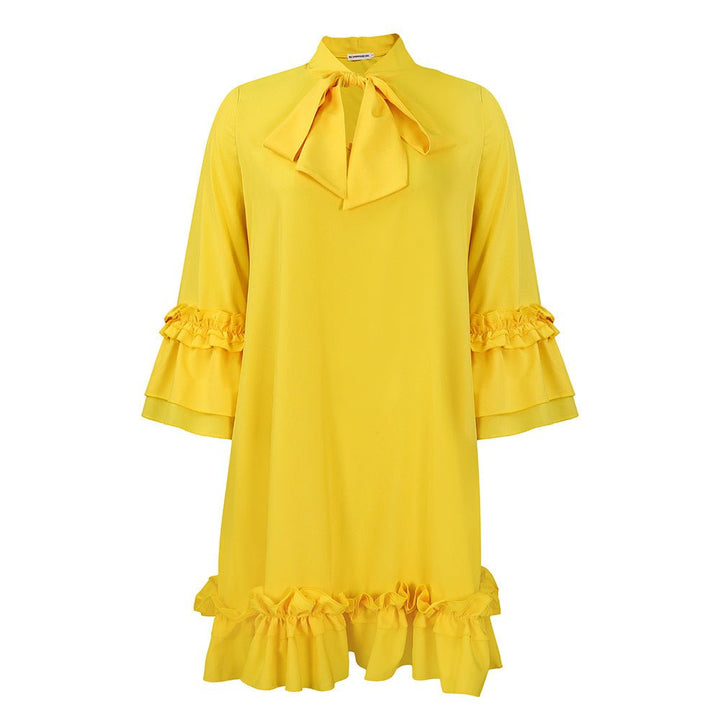 Julia | Elegantes und romantisches Rüschen Tunika Kleid 7