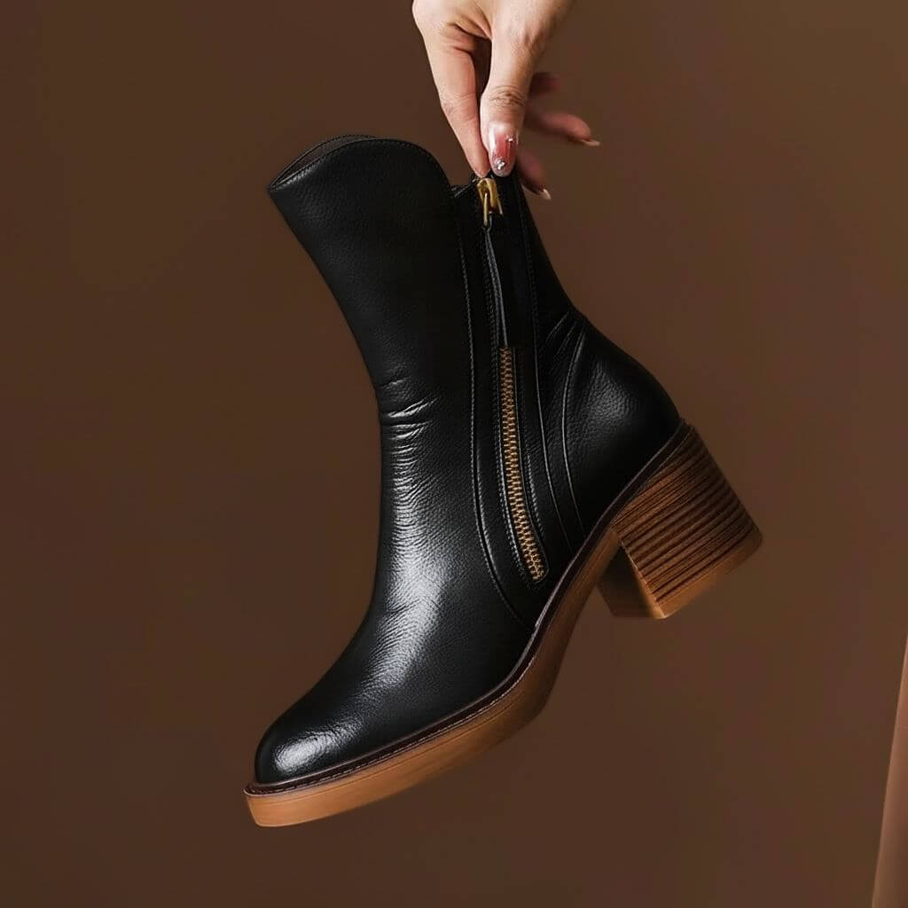 Julia | Stilvolle und komfortable Lederstiefeletten 5