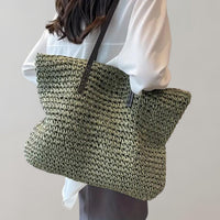 Sophia | Spacious and Elegant Women's Woven Shoulder Bag