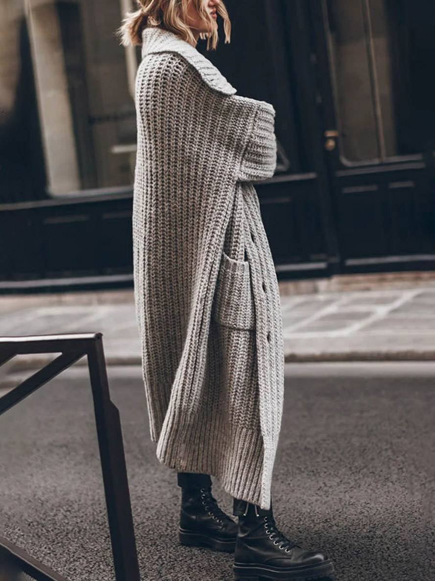 Juliane | Elegant and Comfortable longline Strickjacke 2