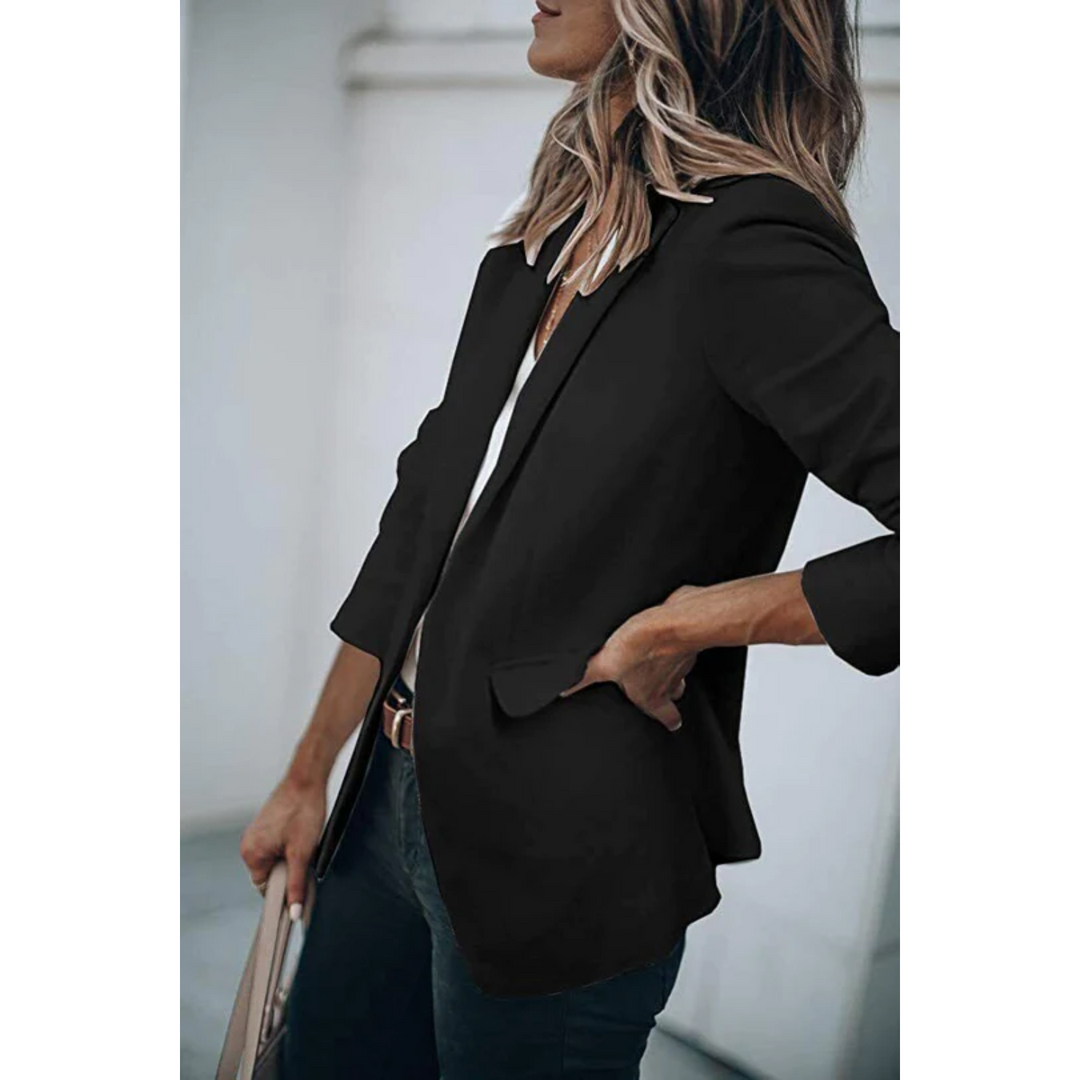 Julianna | Eleganter, Taillierter Damen Blazer für Stilvolle Anlässe – Schwarzer Damen Blazer 7