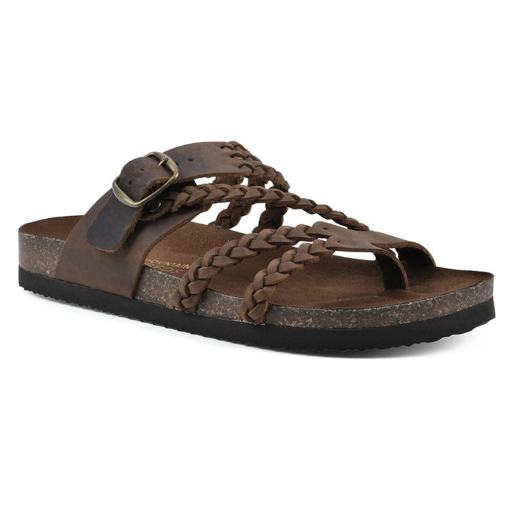 Juna | Bequeme Damensandalen aus Wildleder mit Anatomischem Fußbett 7