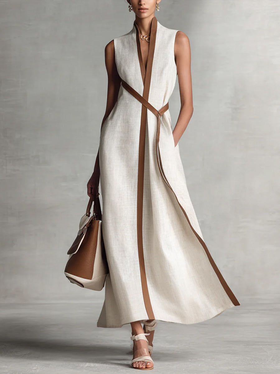Juna | Elegantes, Luftiges Wickel-Maxikleid für Damen – Perfekt für Sommer und Festlichkeiten 0