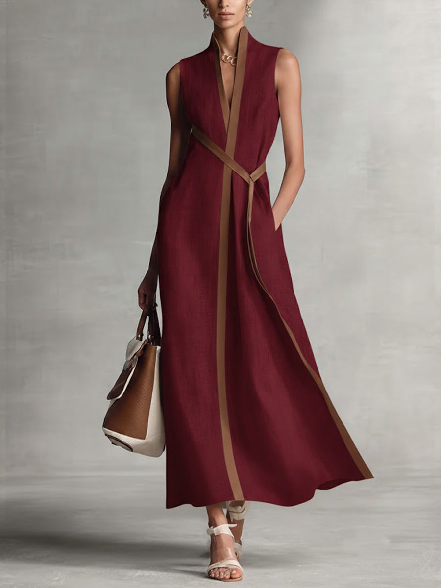 Juna | Elegantes, Luftiges Wickel-Maxikleid für Damen – Perfekt für Sommer und Festlichkeiten 4