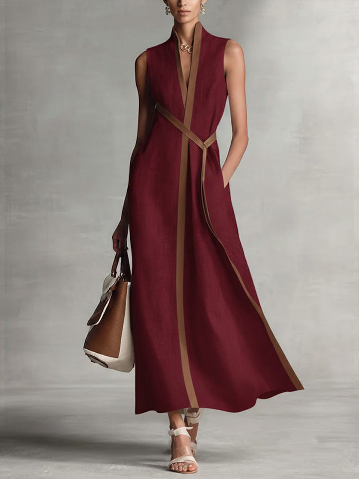 Juna | Elegantes, Luftiges Wickel-Maxikleid für Damen – Perfekt für Sommer und Festlichkeiten 4