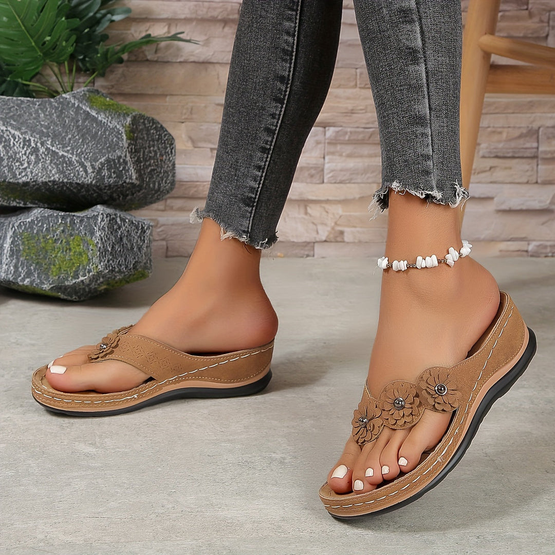 Karolin | Elegante und zeitlose orthopädische Sandalen zum Hineinschlüpfen 6
