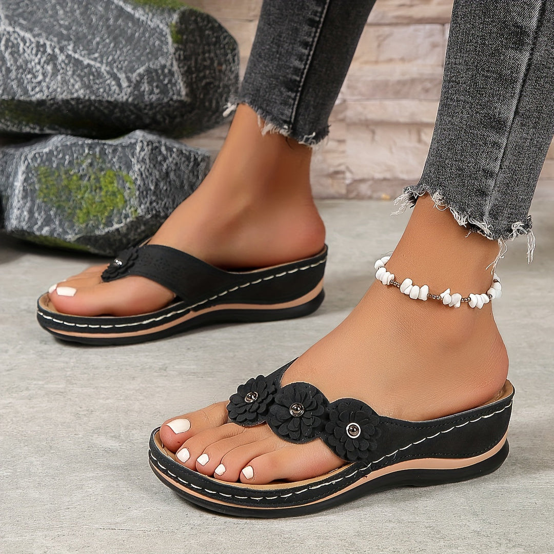 Karolin | Elegante und zeitlose orthopädische Sandalen zum Hineinschlüpfen 9