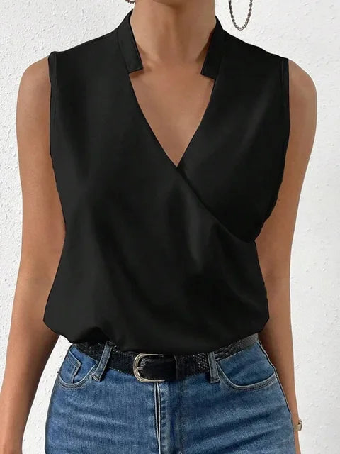 Katia | Damenoberteil Elegante Oberteile Damen V-Ausschnitt Locker Casual 4