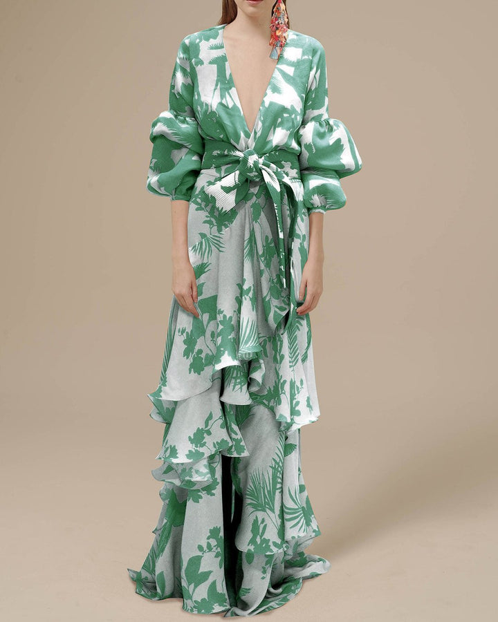 Katrina | Elegantes, Florales & Verspieltes Maxikleid für Sommer und Lange Kleider Damen 1
