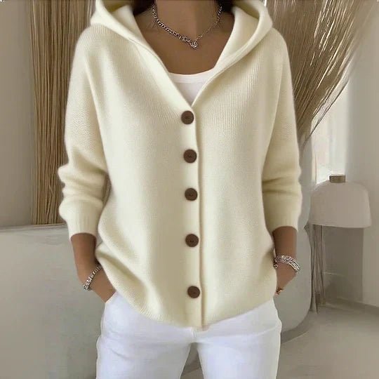 Kerstin | Vielseitige und weiche Strickjacke mit Kapuze 1