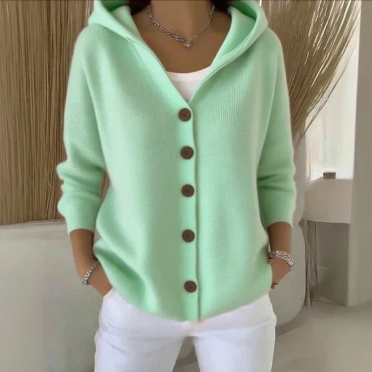 Kerstin | Vielseitige und weiche Strickjacke mit Kapuze 8