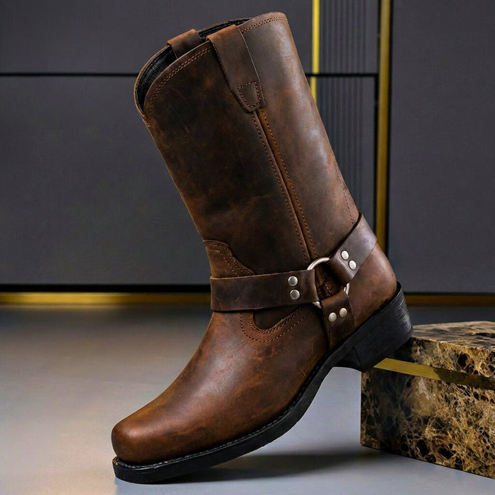 Kevin | Zeitlose und elegante Heritage Stiefel aus echtem Leder 0
