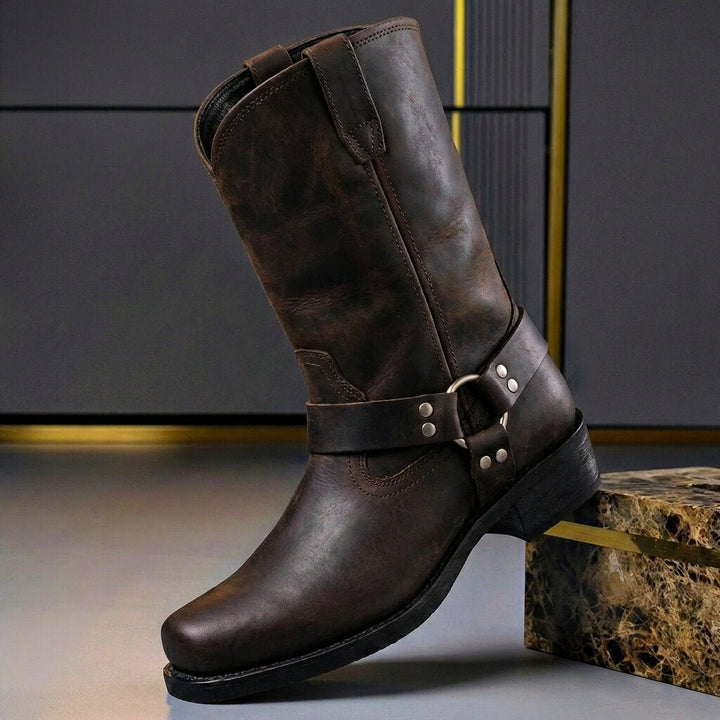 Kevin | Zeitlose und elegante Heritage Stiefel aus echtem Leder 1