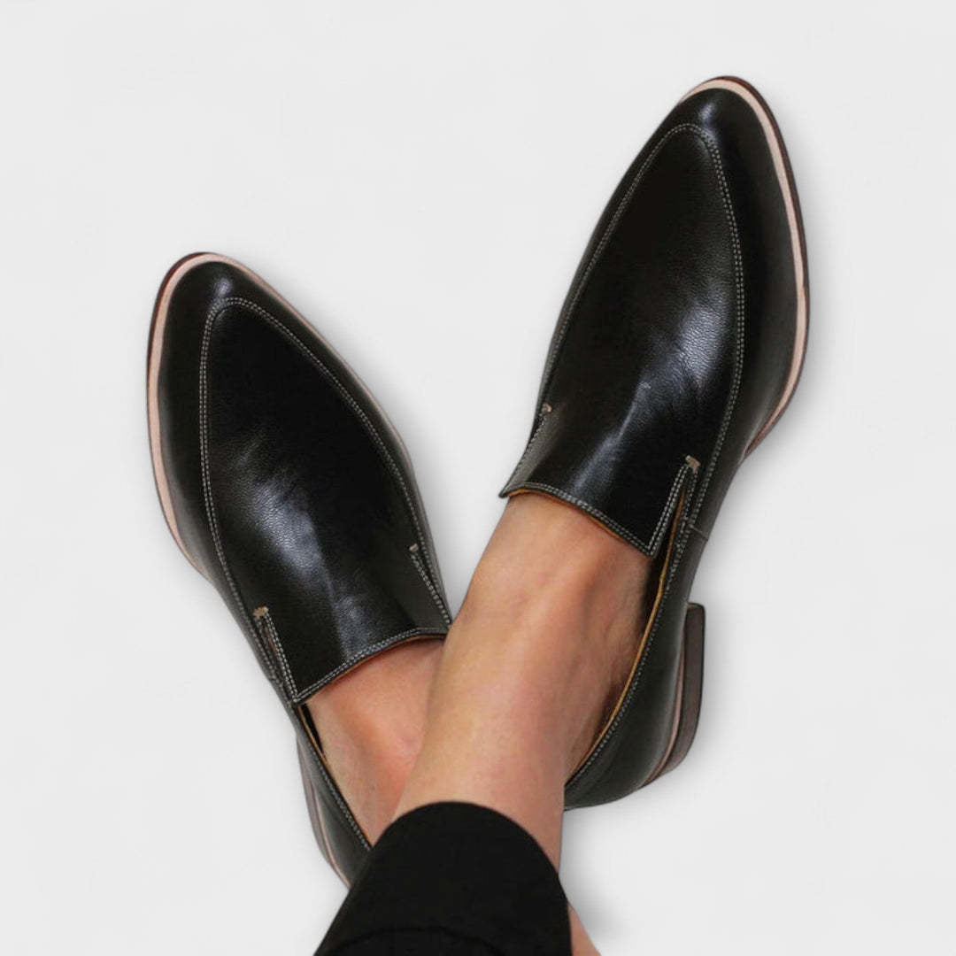 Kira | Elegante, Bequeme & Vielseitige Loafer Damen Schwarz 0