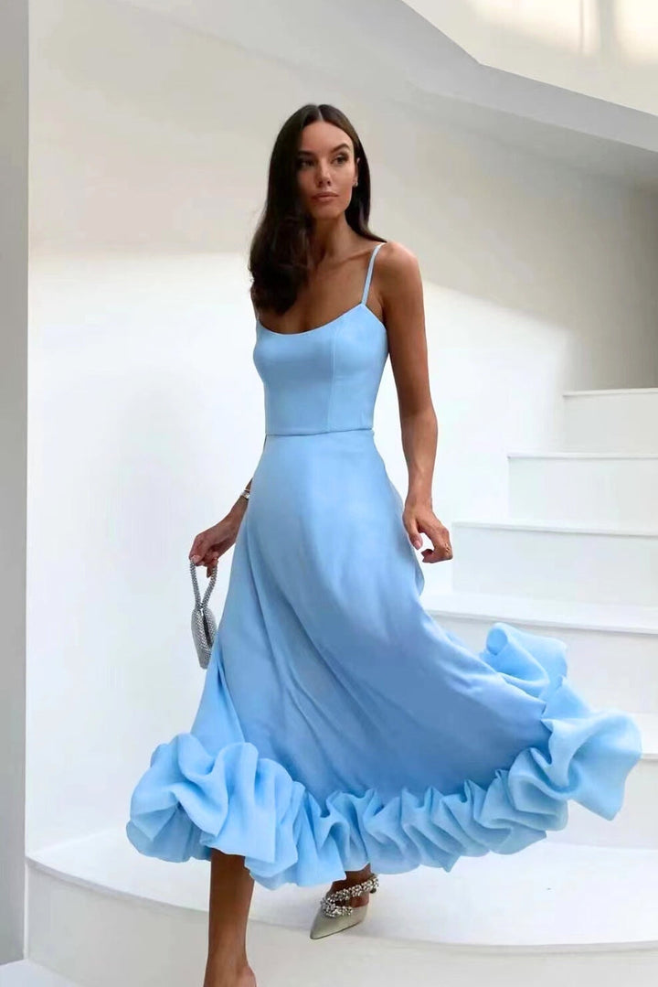 Klara | Festliche Kleider Damen Hochzeitsgast Kleid Elegant Fließend Stilvoll 1
