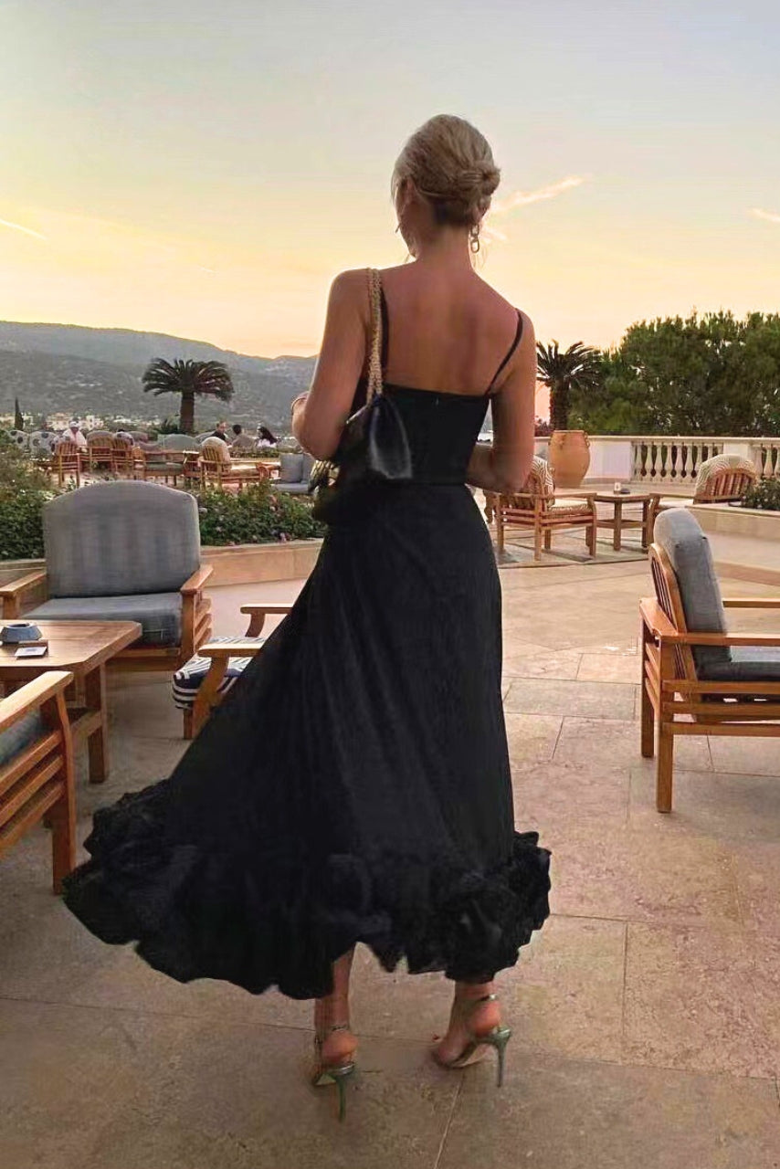 Klara | Festliche Kleider Damen Hochzeitsgast Kleid Elegant Fließend Stilvoll 2