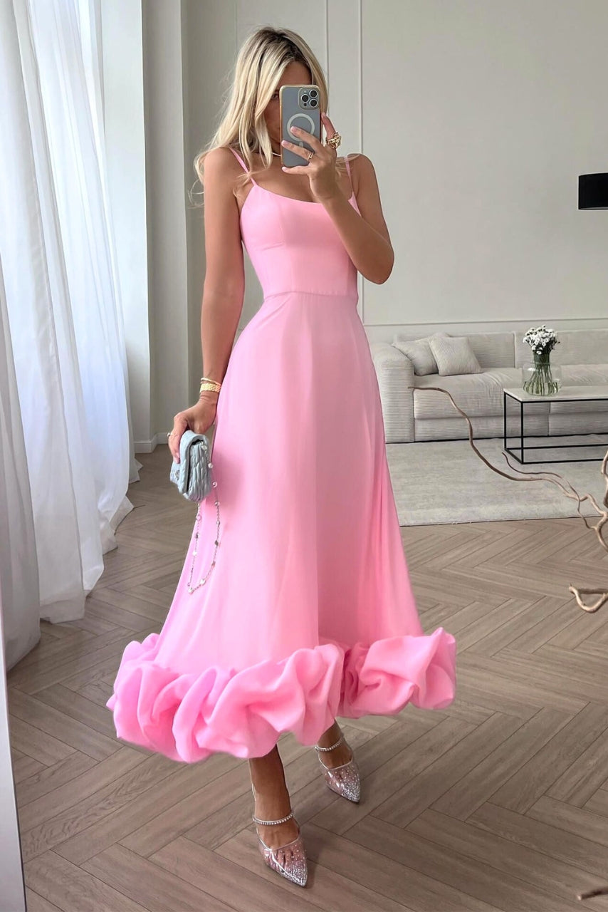 Klara | Festliche Kleider Damen Hochzeitsgast Kleid Elegant Fließend Stilvoll 3