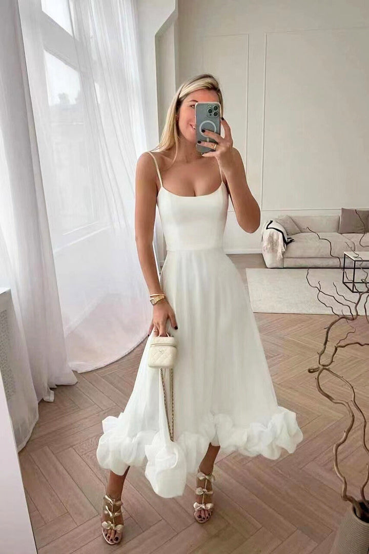 Klara | Festliche Kleider Damen Hochzeitsgast Kleid Elegant Fließend Stilvoll 4