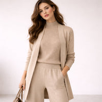 Hannah | Luxurious and Elegant Three-Piece Knit Lounge Set