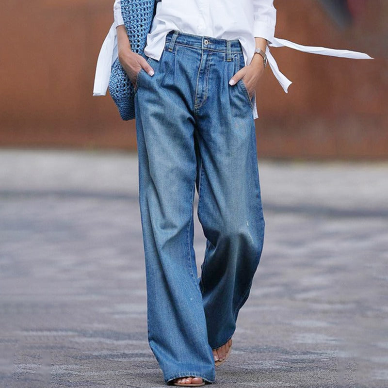 Krista | Bequemer Hoher Bund Damen Jeansrock 1