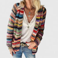 Manuela | Cozy Multicolored Cardigan for Women