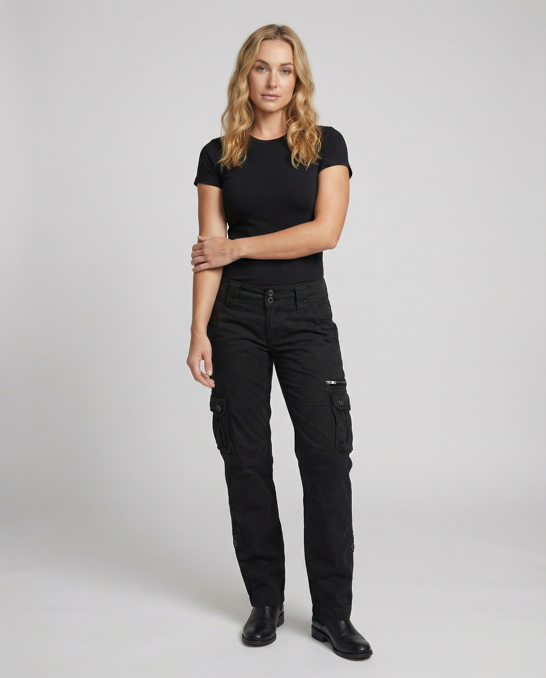 Lana | Stilvolle und funktionale robuste Cargohose 1