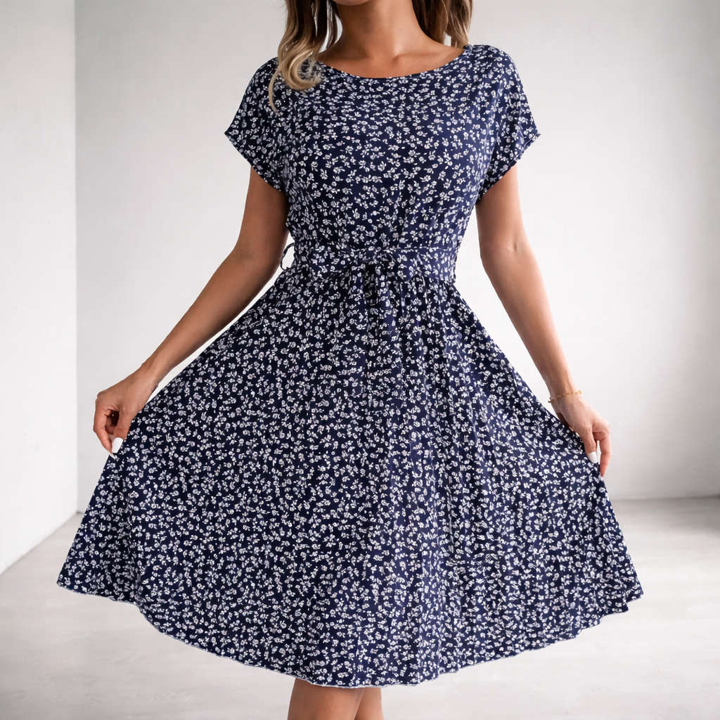 Lara | Elegantes, Florales Sommerkleid für Damen – Bequem & Atmungsaktiv 0
