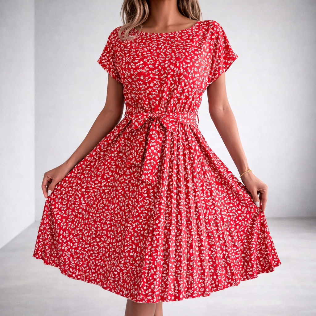 Lara | Elegantes, Florales Sommerkleid für Damen – Bequem & Atmungsaktiv 1
