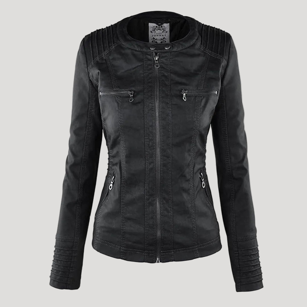 Lara | Wetterfeste, Stilvolle Damenjacke mit Abnehmbarer Kapuze 1