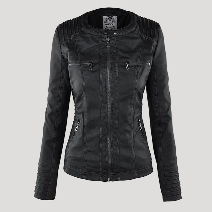 Lara | Wetterfeste, Stilvolle Damenjacke mit Abnehmbarer Kapuze 1