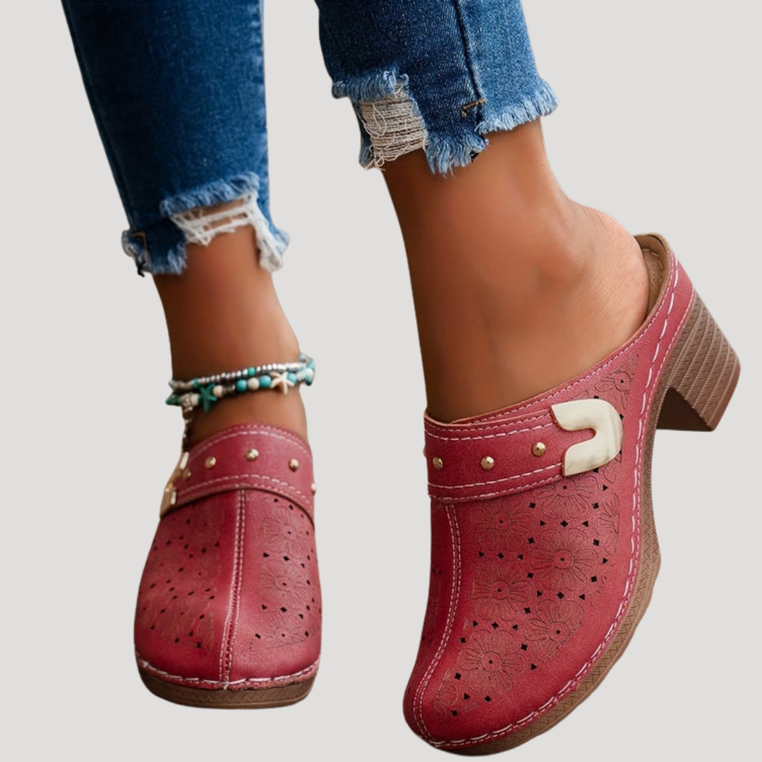 Laura | Modische und vielseitige Clogs mit Blockabsatz 2